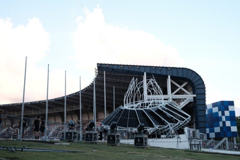 Solar-powered cauldron lighting at Palarong Pambansa opening ceremony