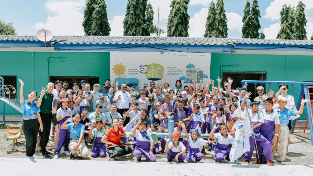 Vena Group community outreach program with students in the Philippines