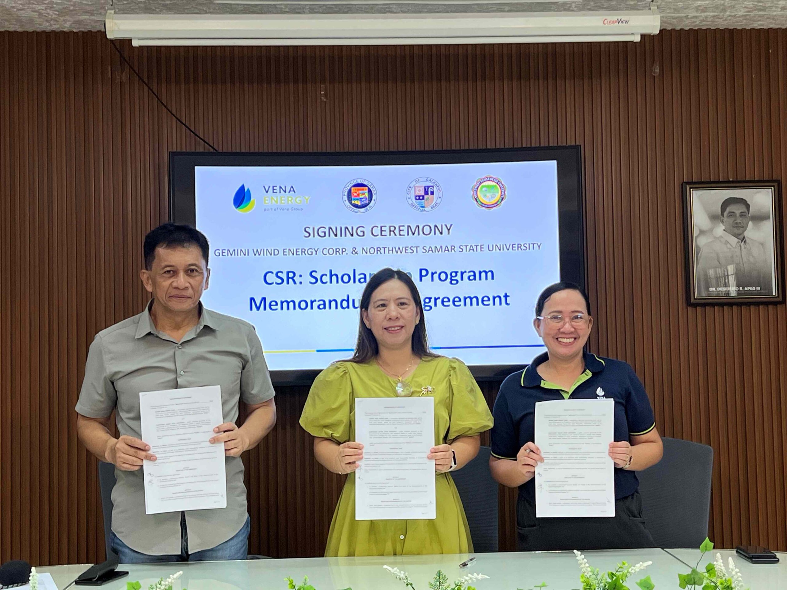 Vena Energy Cements 25-Year Scholarship Agreement with Northwest Samar State University to Empower STEM Students